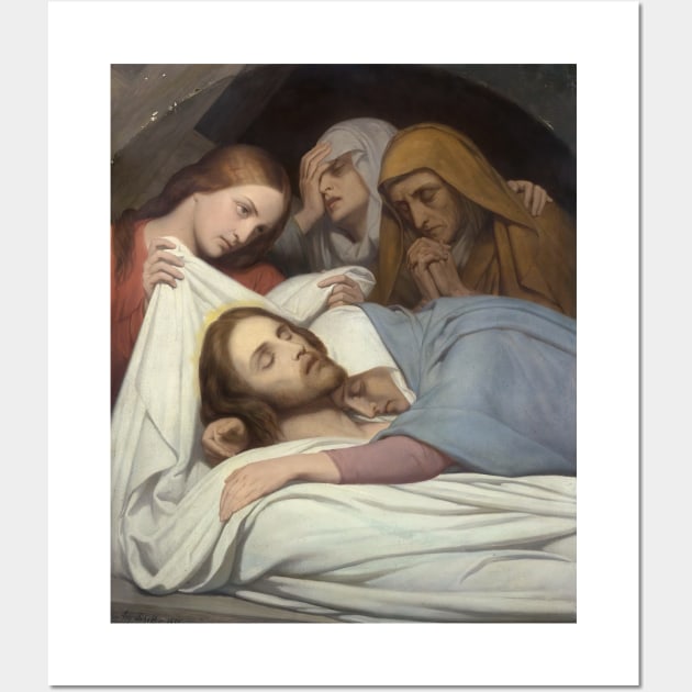 The Entombment by Ary Scheffer Wall Art by Classic Art Stall